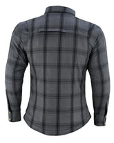 Women's Grey Armoured Flannel Shirt